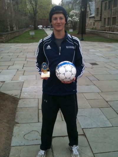 Adam Reeve - Winner of the 2012 Ralph Verde Memorial Tournament Penalty Shootout